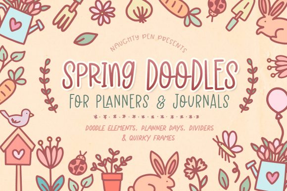 Download Spring Doodles for Planners and Journals - Doodle Collection