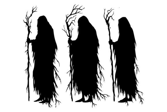 Download Spooky Silhouette Vector Element Set - Premium Resources